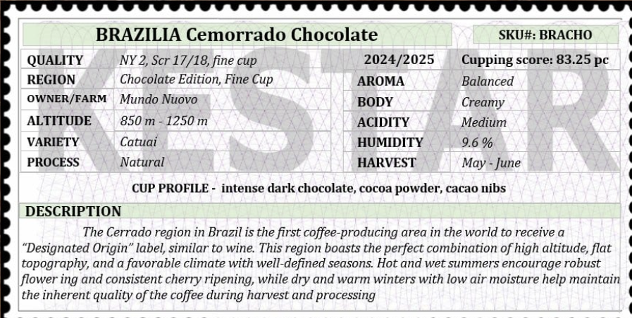 BRAZILIA Chocolate Edition